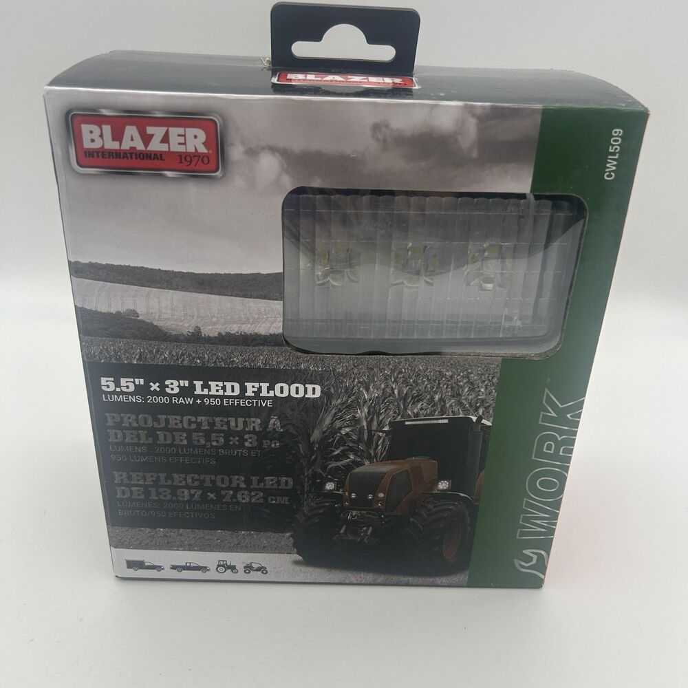 Blazer CWL509 5 x 2 in LED Rectangular Work Light Flood Beam
